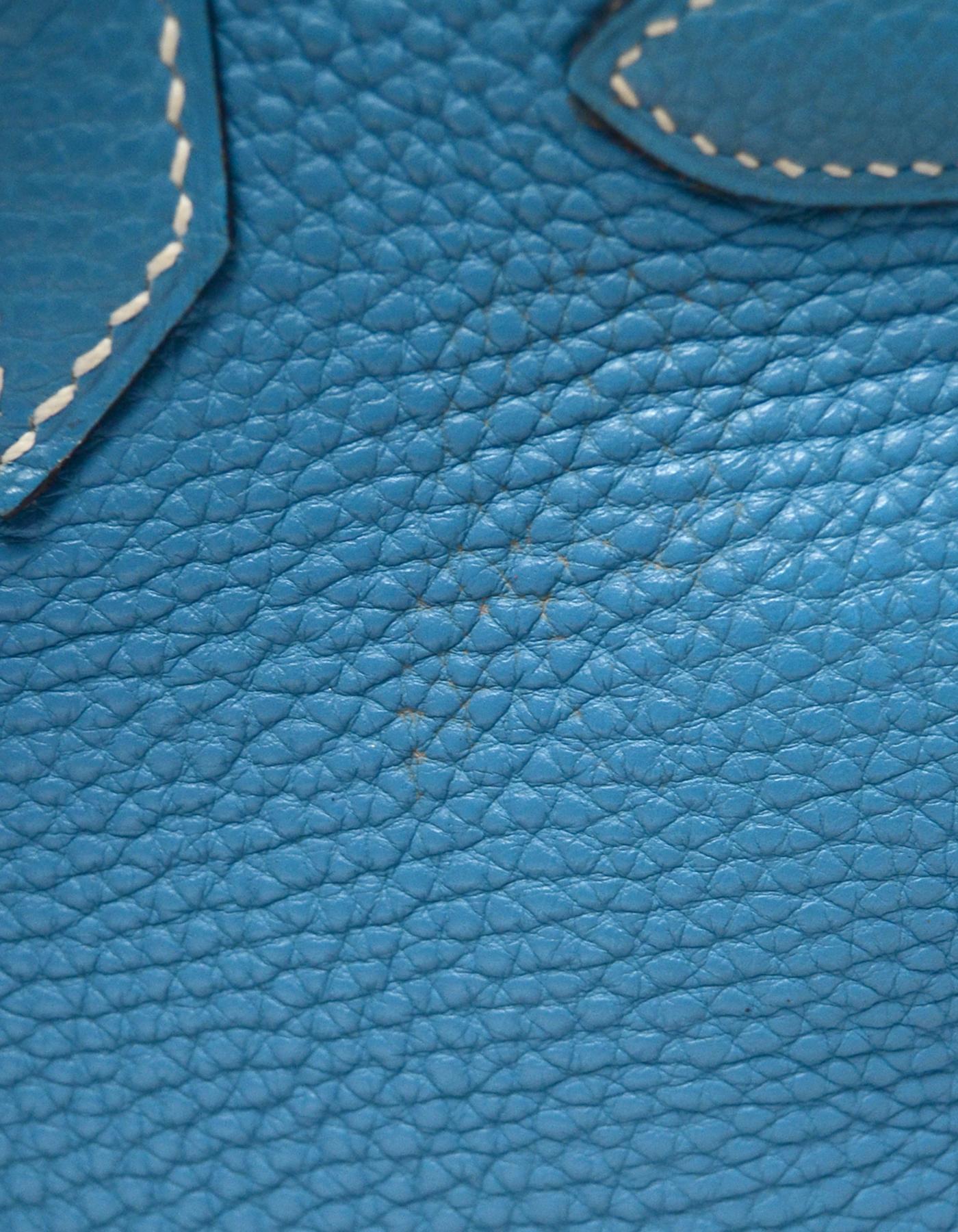 Hermes Blue Jean 30cm Birkin Bag 1