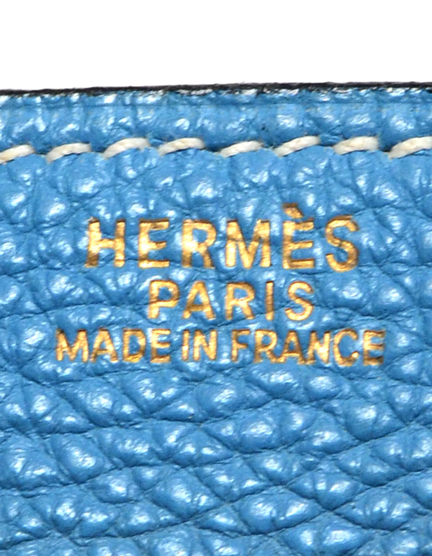 Hermes Blue Jean 30cm Birkin Bag 3