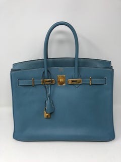 Hermes Blue Jean Birkin 35