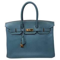 Hermes Blue Jean Birkin 35