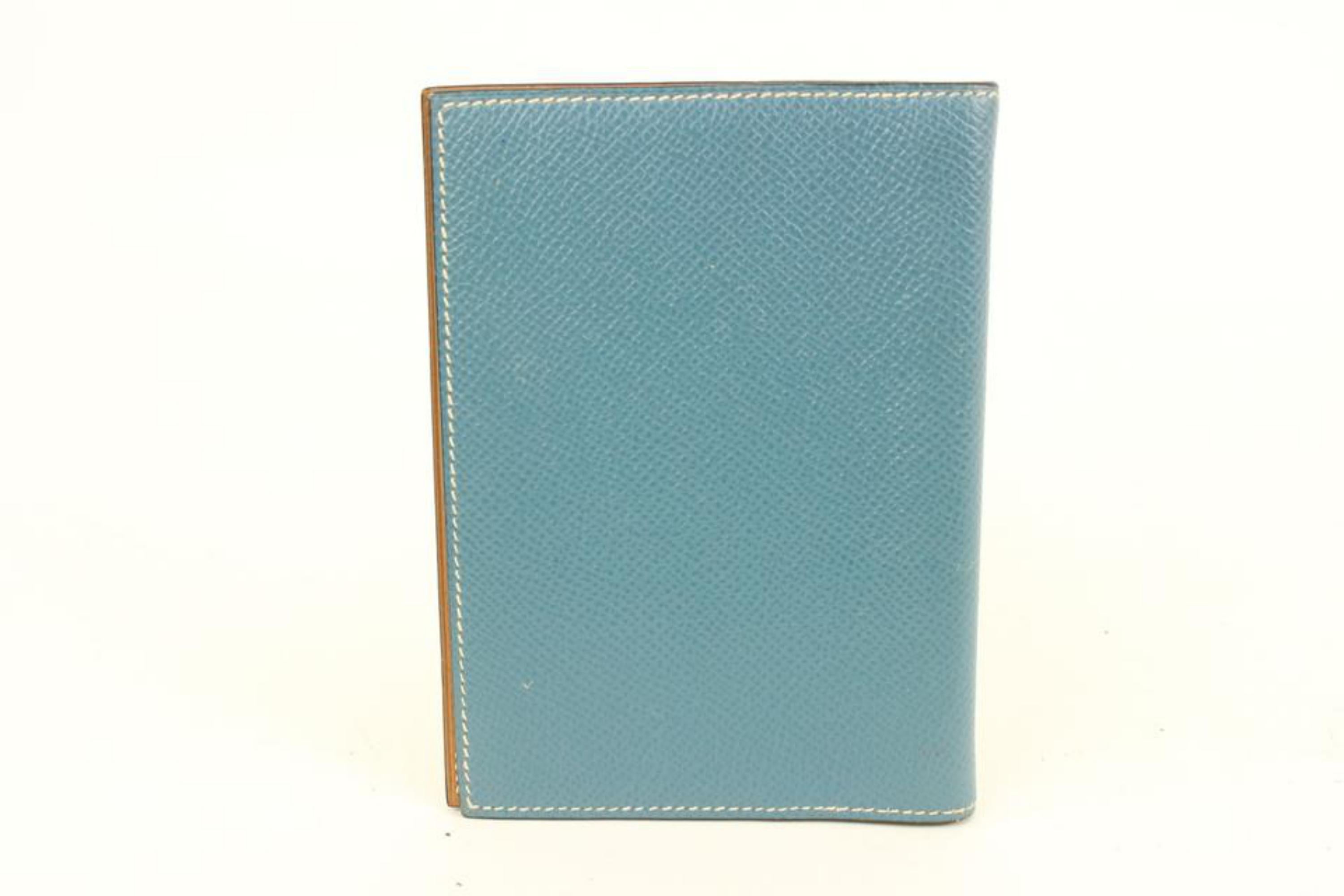 Hermès Blue Jean  Leather Simple Agenda Cover PM 15h426s 5
