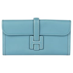 Hermès Blue Jean Swift Leather Jige Elan 29