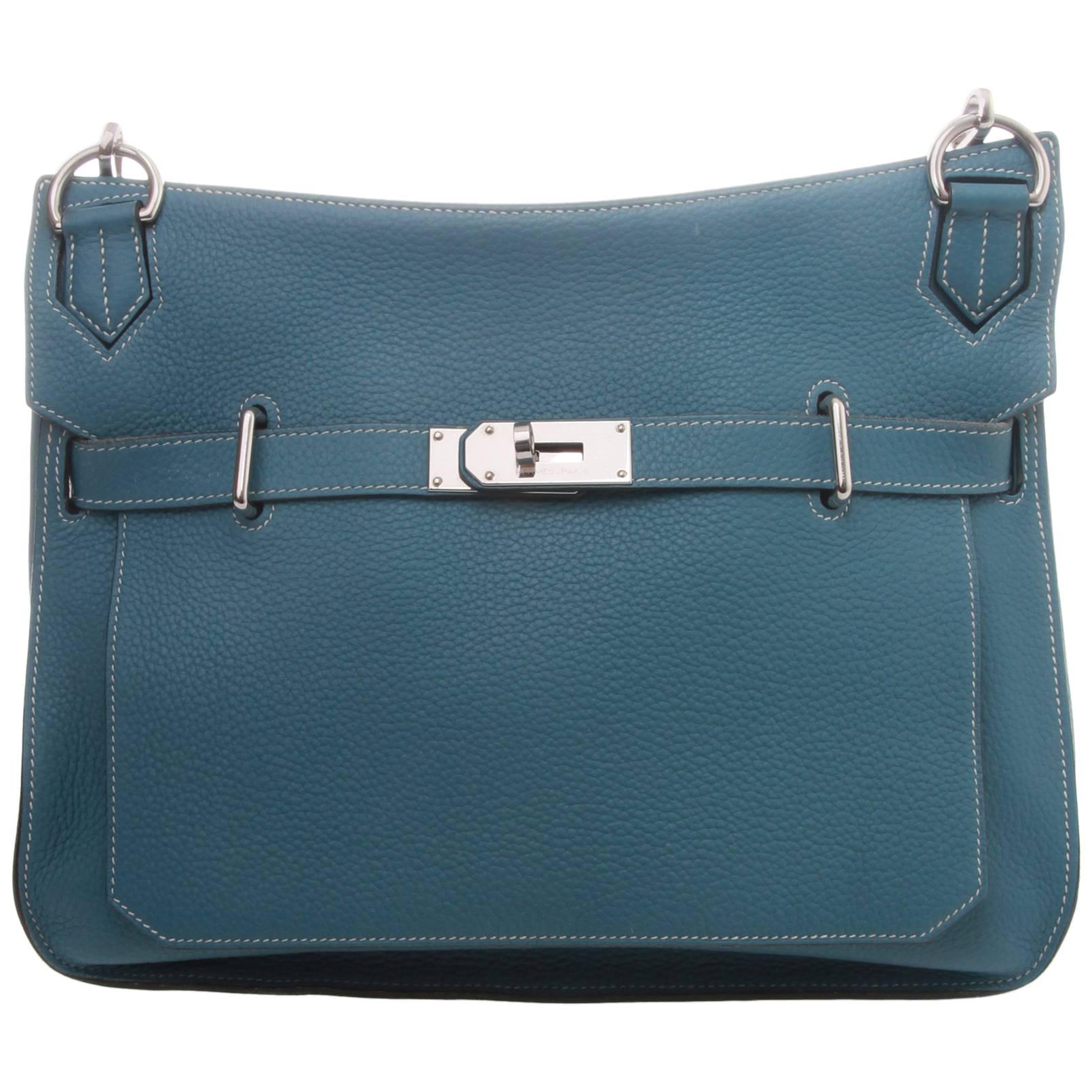 Hermès Blue Jean Taurillon Clemence Jypsiere 34