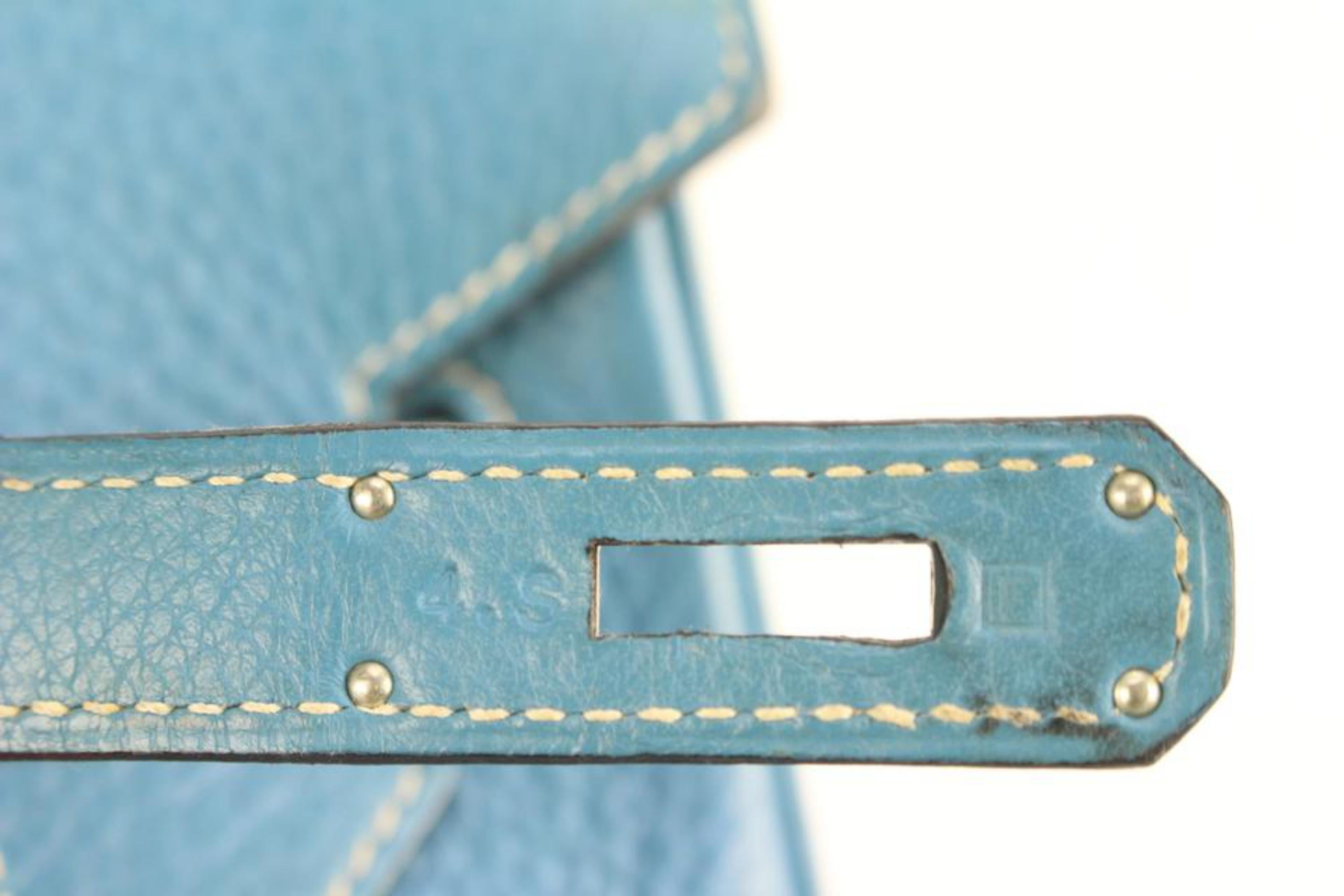 Hermès Blue Jean Togo Leather Birkin 35 31h427s 1