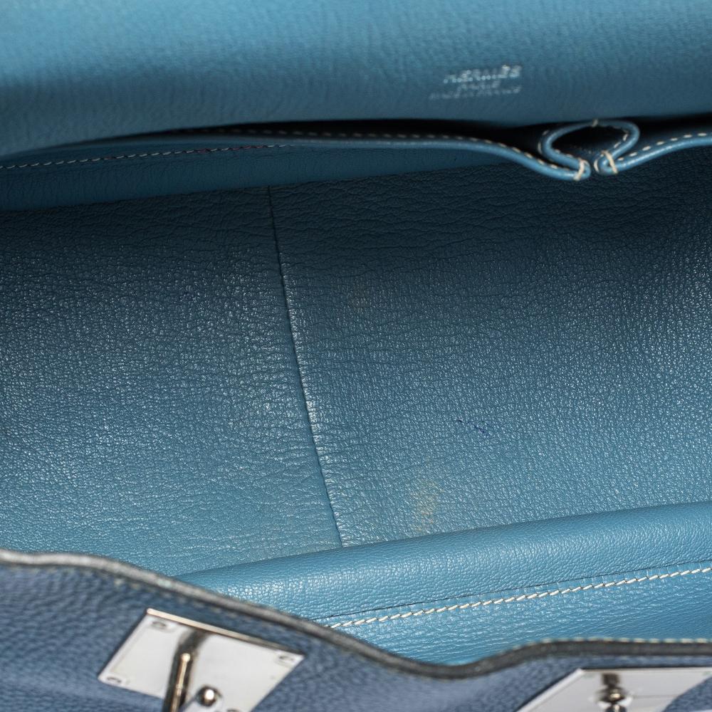 Hermes Blau Jean Togo Leder Palladium Hardware Jypsiere 34 Tasche 7