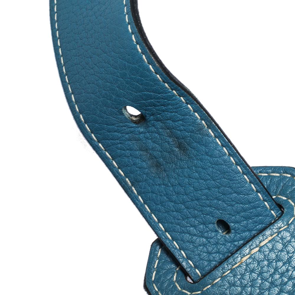 Hermes Blue Jean Togo Leather Palladium Hardware Jypsiere 34 Bag 4