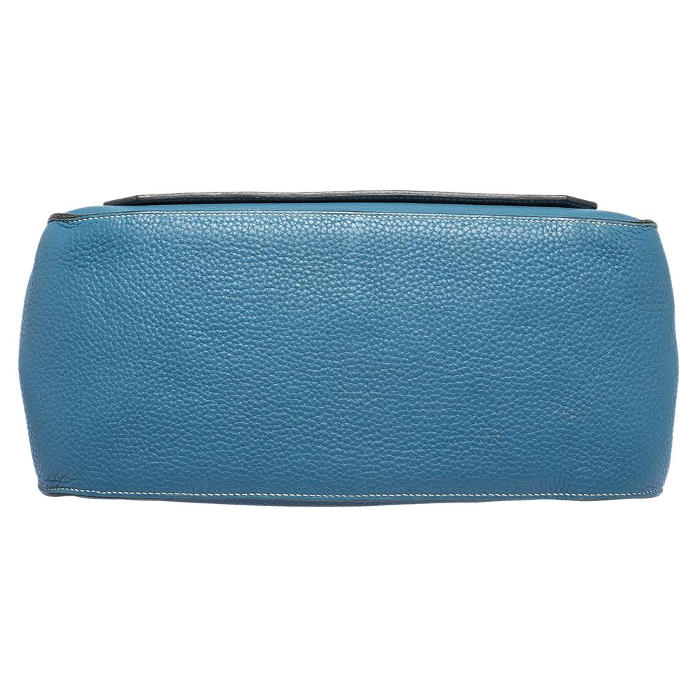 Hermes Blau Jean Togo Leder Palladium Hardware Jypsiere 34 Tasche 1