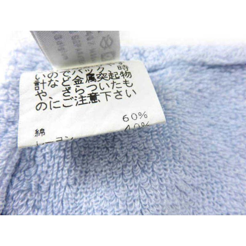 Hermès Blue Light Horse Logo Towel 232502 For Sale 6