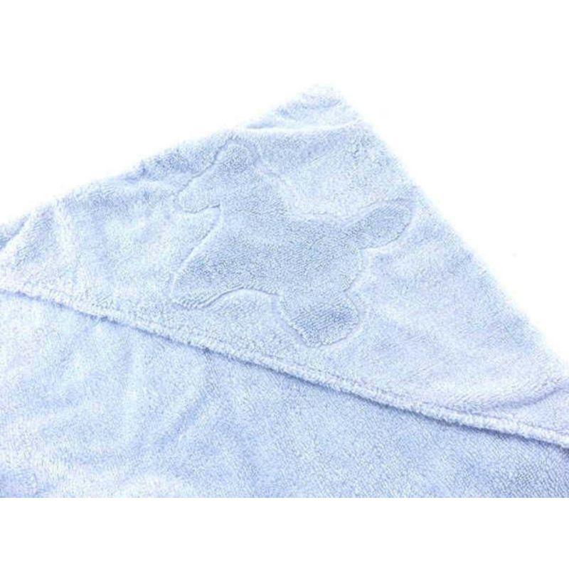 Hermès Blue Light Horse Logo Towel 232502 For Sale 8