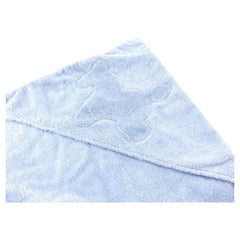 Hermès Blue Light Horse Logo Towel 232502