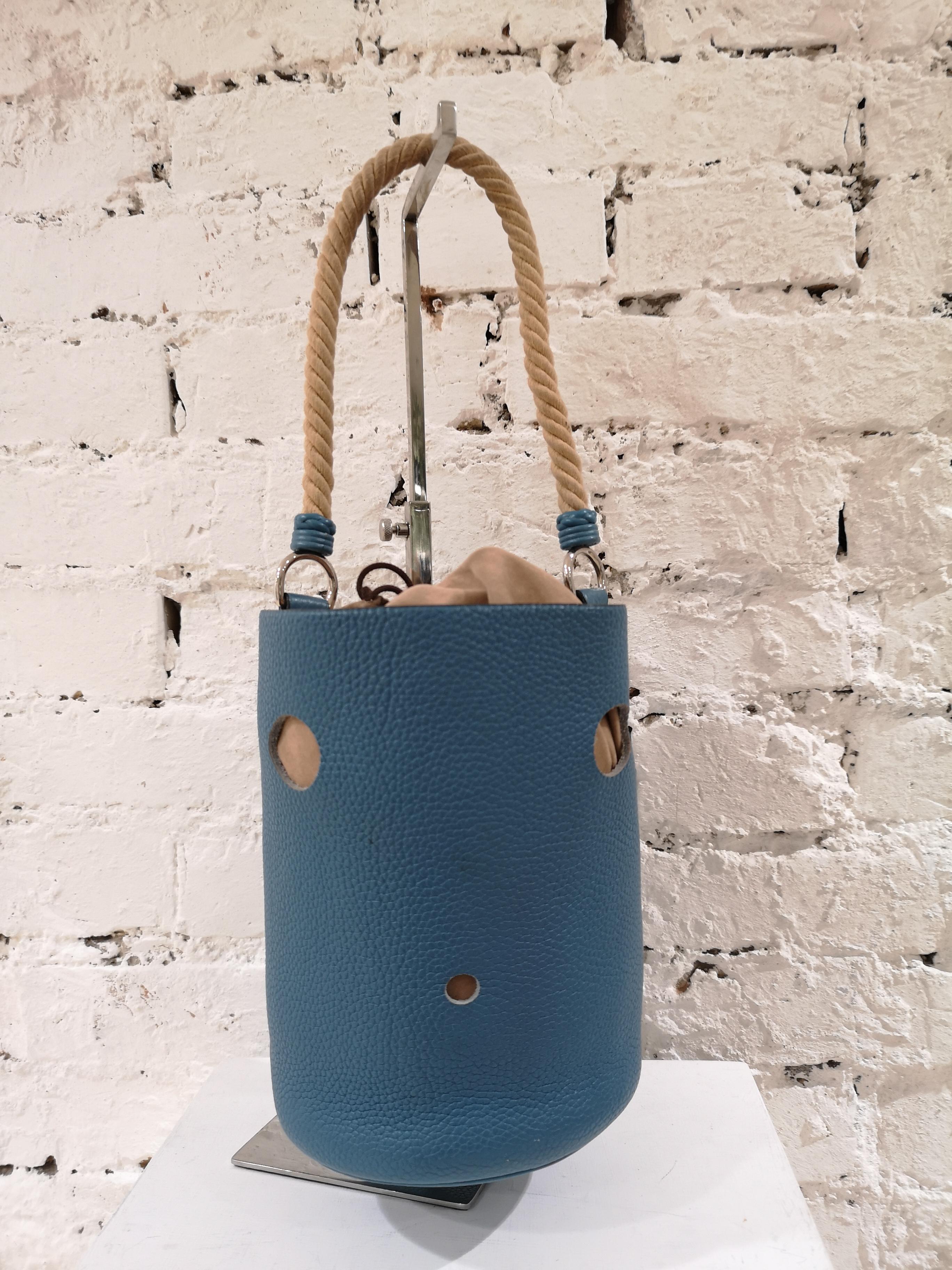 Hermes Blue Mangeoire Bag 6