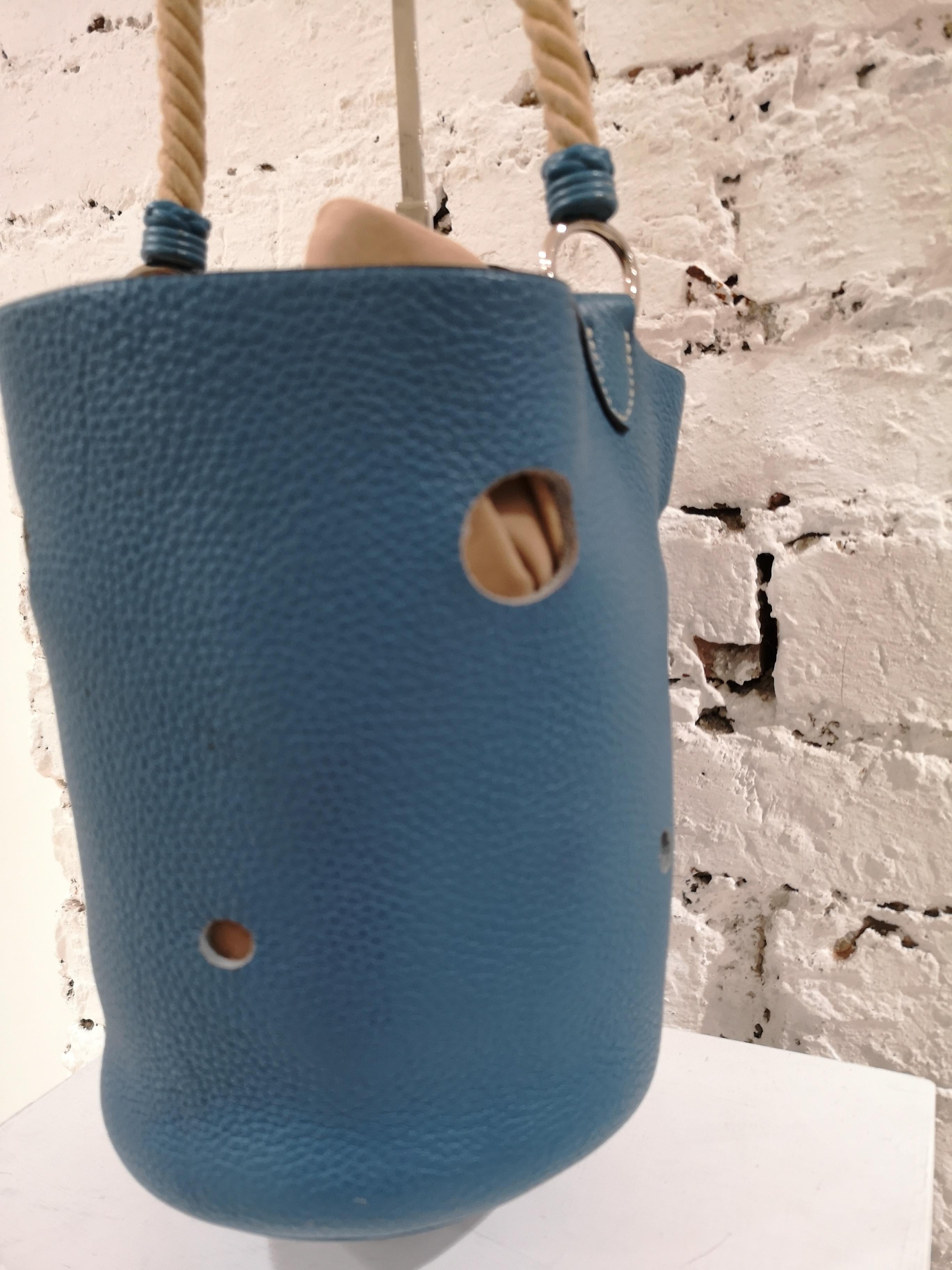 Hermes Blue Mangeoire Bag 8