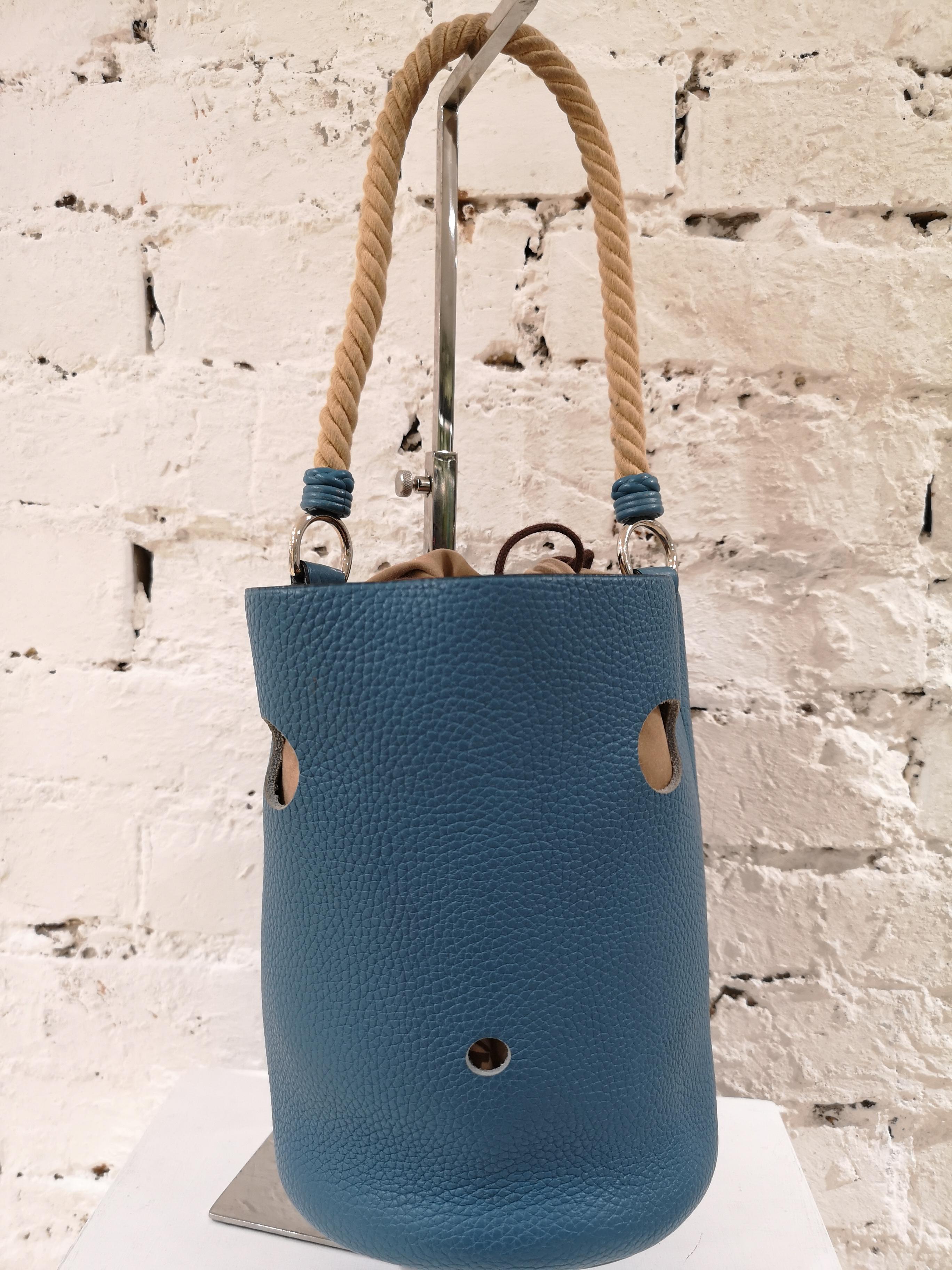 Hermes Blue Mangeoire Bag 1