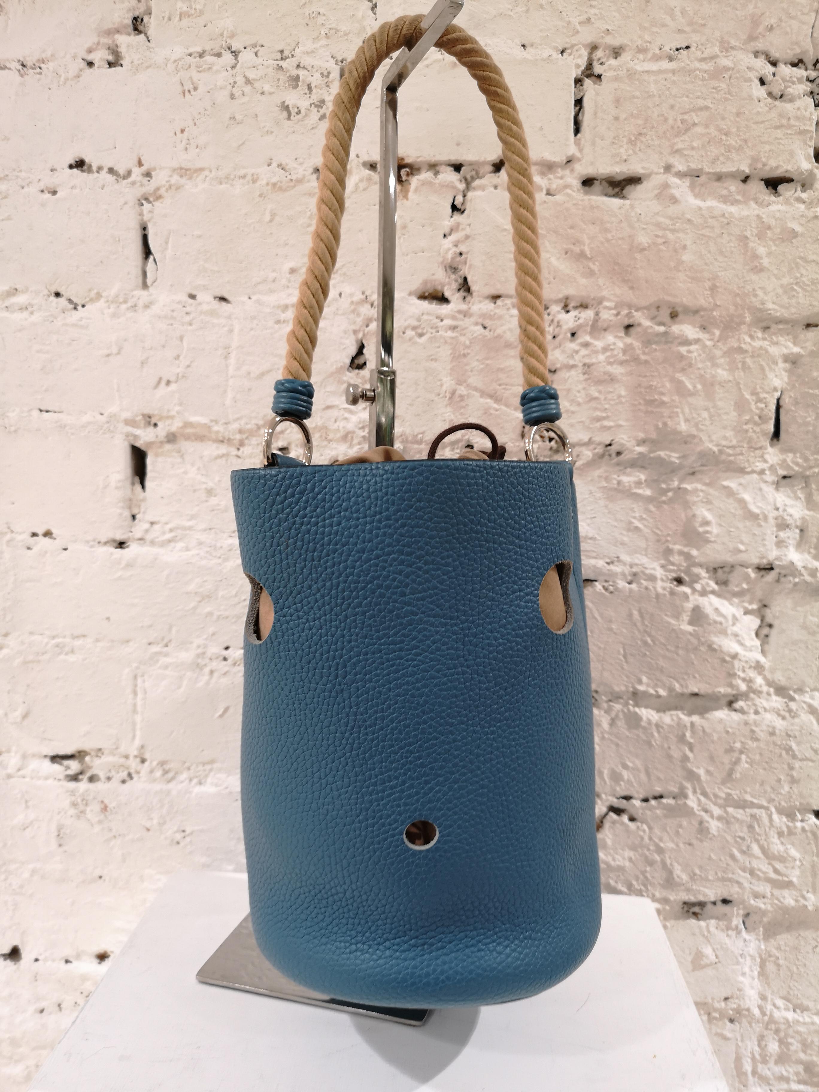Hermes Blue Mangeoire Bag 3