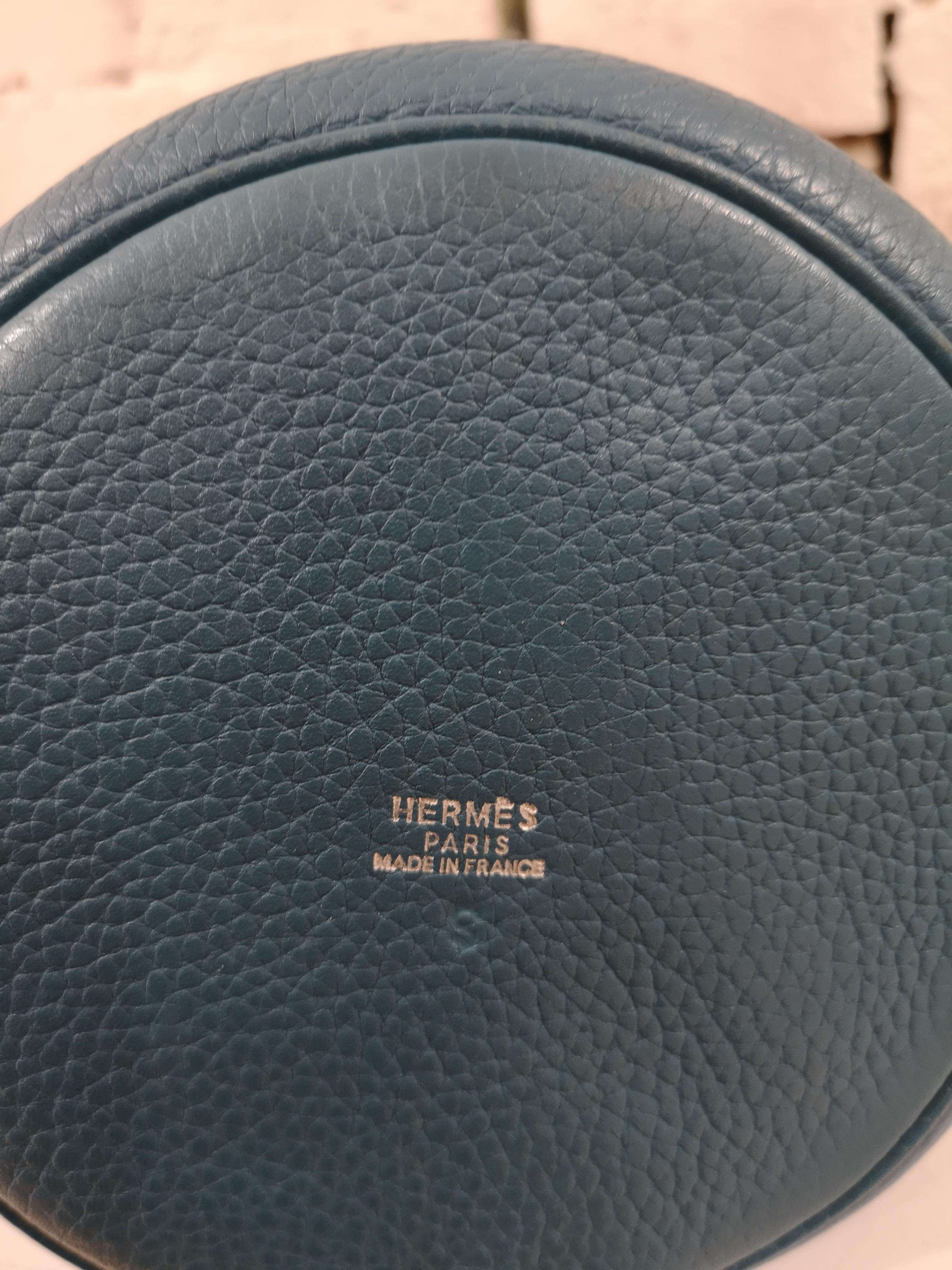 Hermes Blue Mangeoire Bag 4