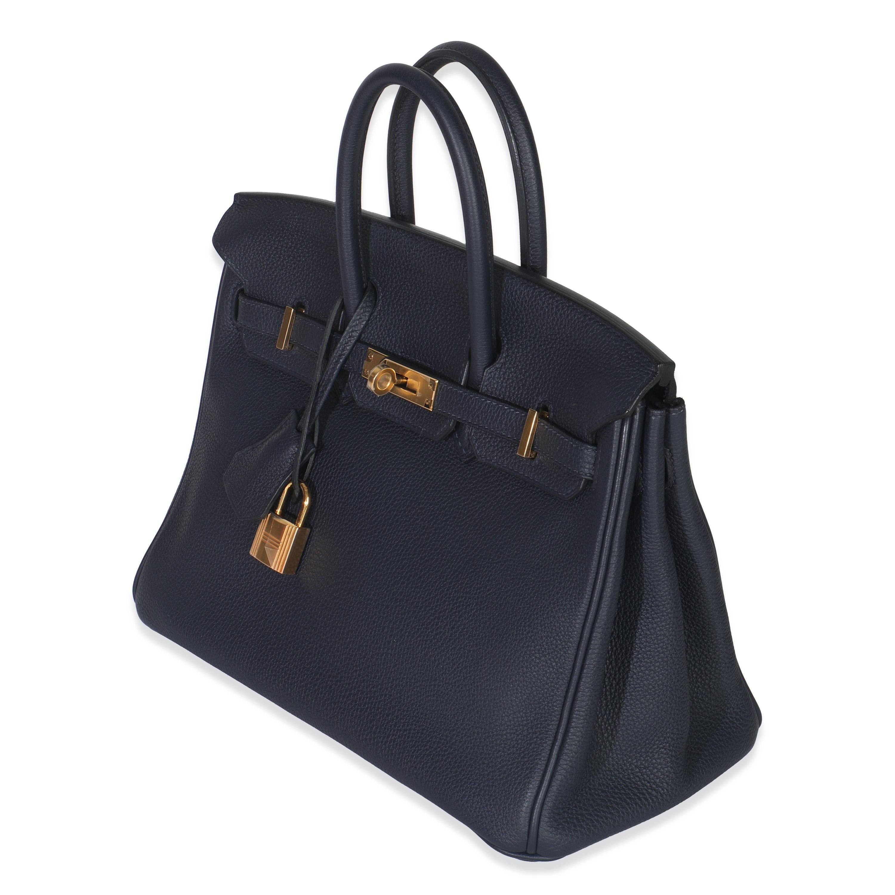 Hermès Blue Nuit Togo Birkin 25 GHW im Zustand „Neu“ im Angebot in New York, NY