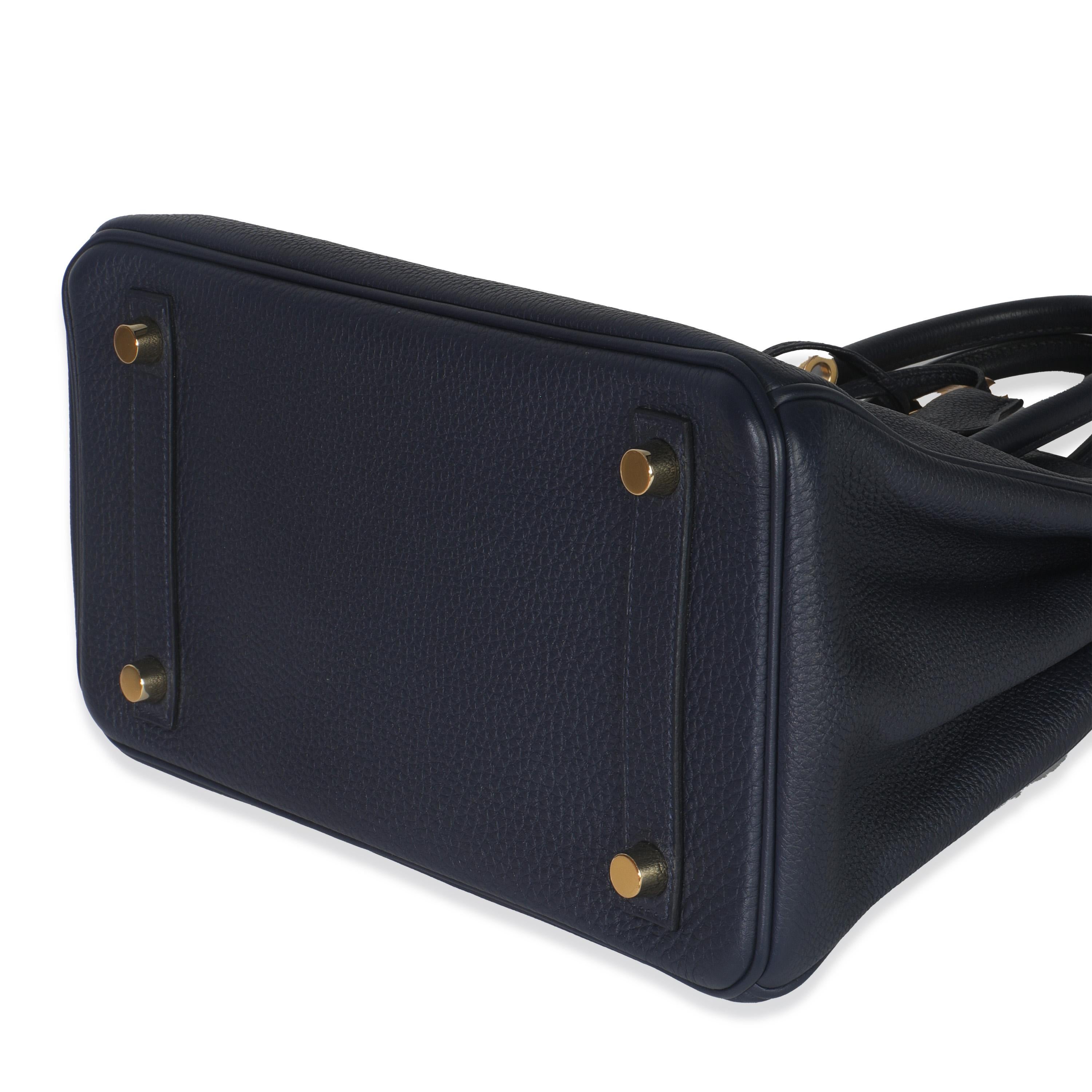 Hermès Blue Nuit Togo Birkin 25 GHW Damen im Angebot