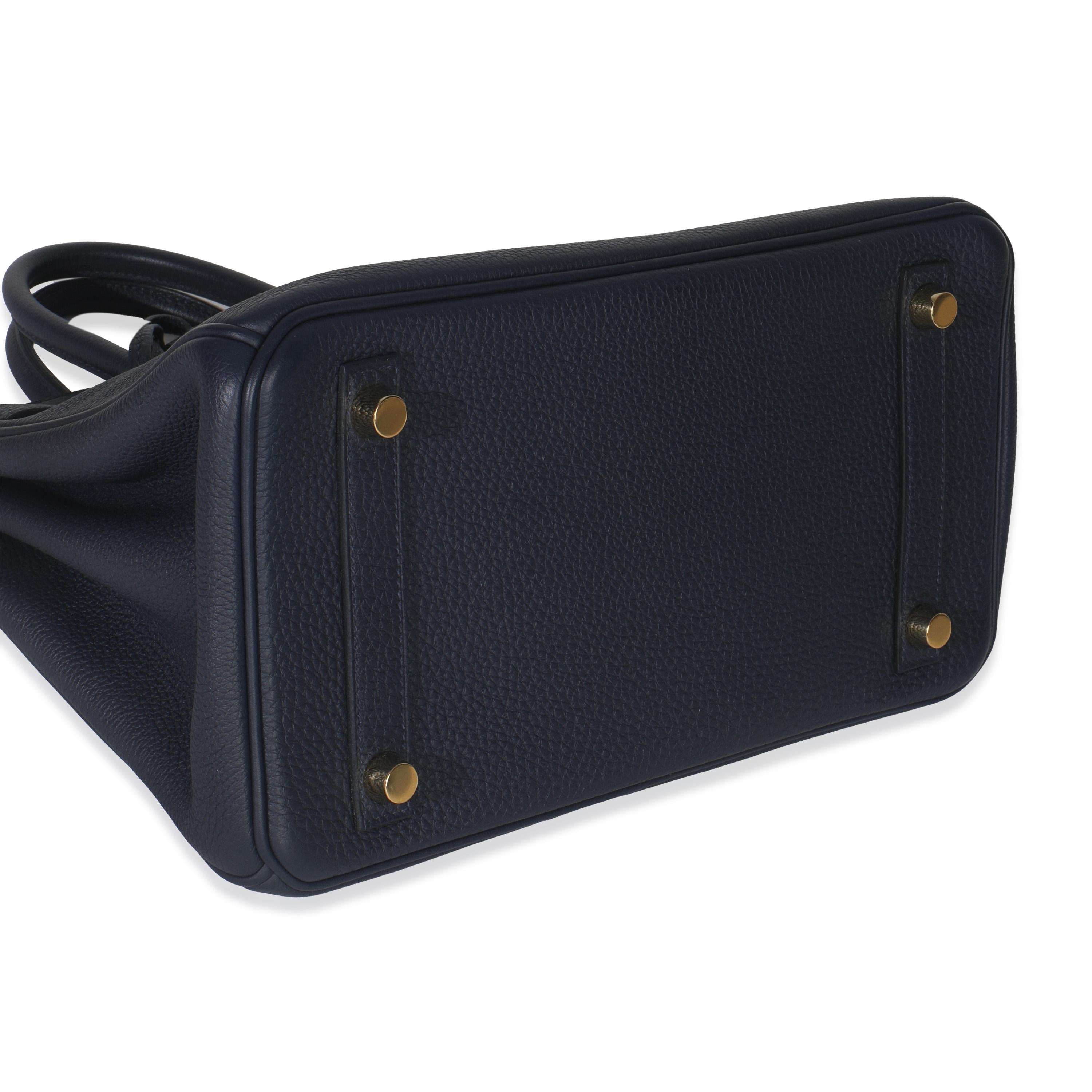 Hermès Blue Nuit Togo Birkin 25 GHW im Angebot 2