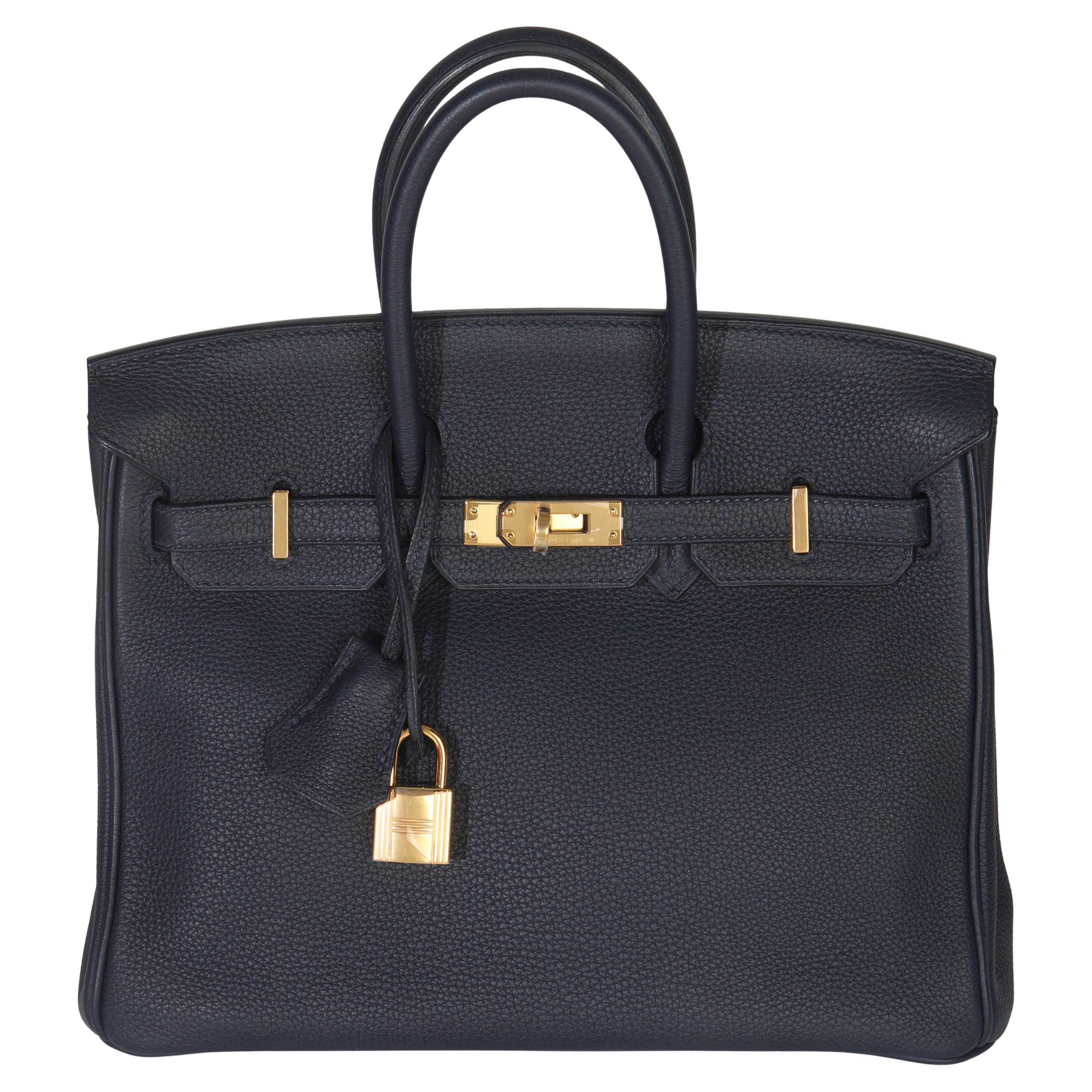 Hermès Blue Nuit Togo Birkin 25 GHW