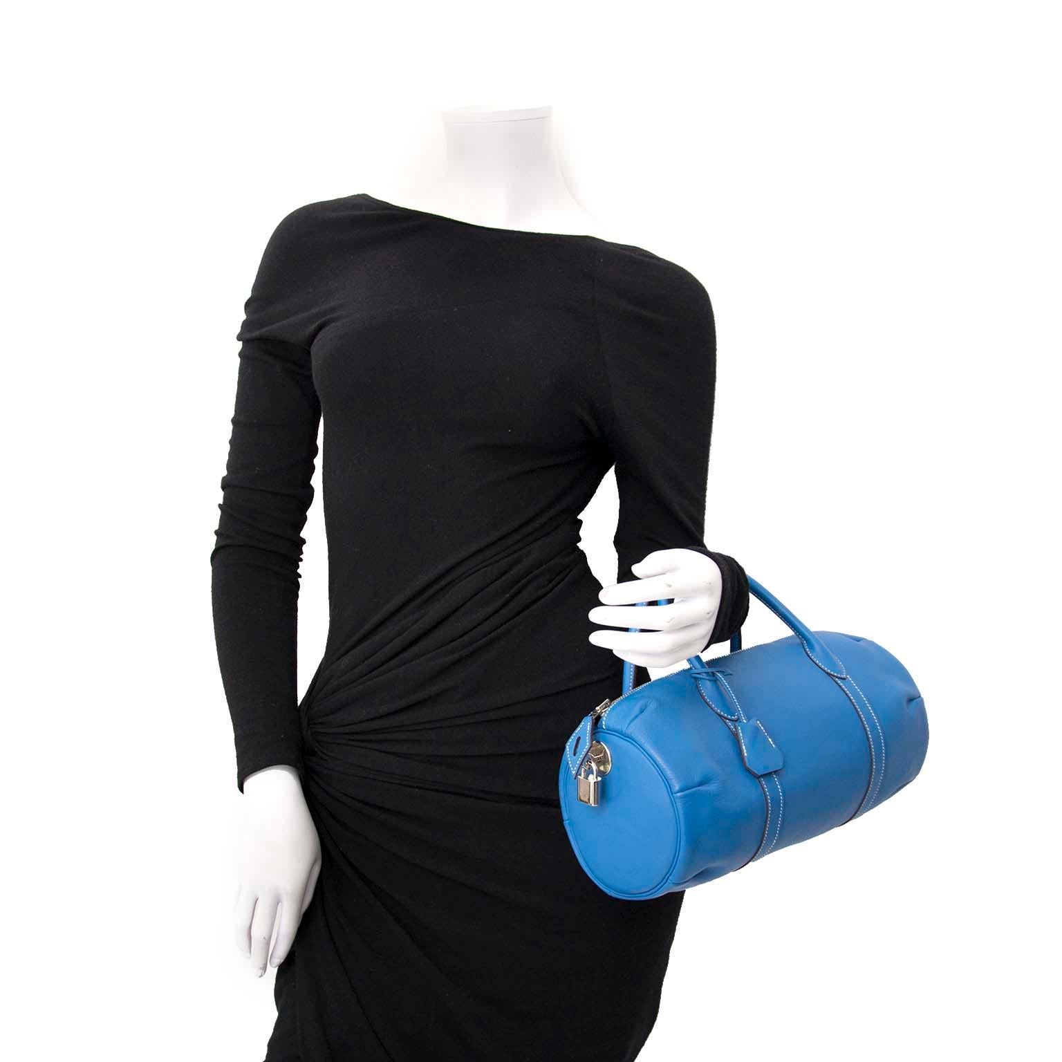 Hermès Blue Shoulder Bag   In Excellent Condition In Antwerp, BE
