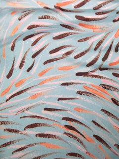 Hermès Blue Silk Le Reve de Gloria Glacier Scarf