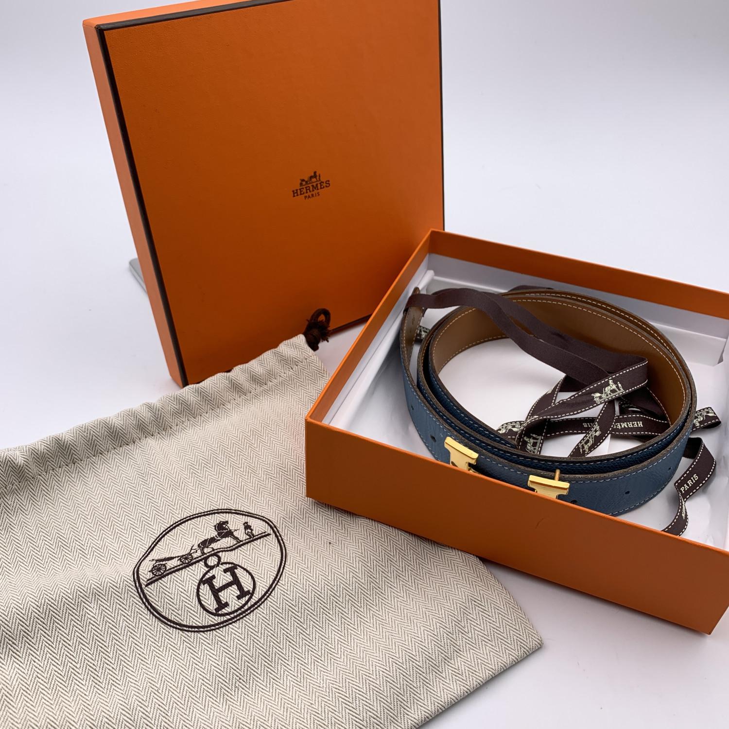 royal blue hermes belt