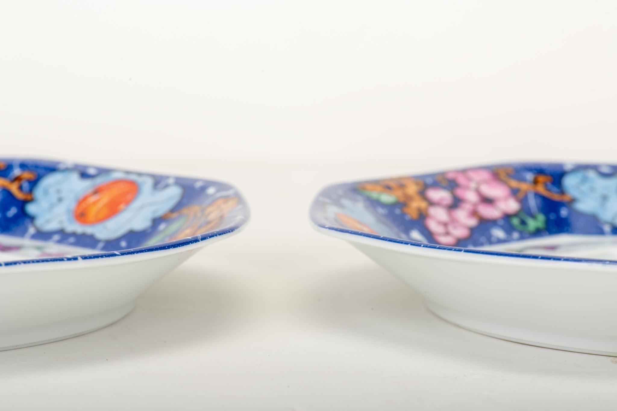 Hermès Blue Teacups & Saucers, Set of 2 4