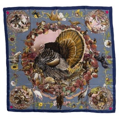 Sciarpa Hermès Blue Texas Wildlife, Oliver