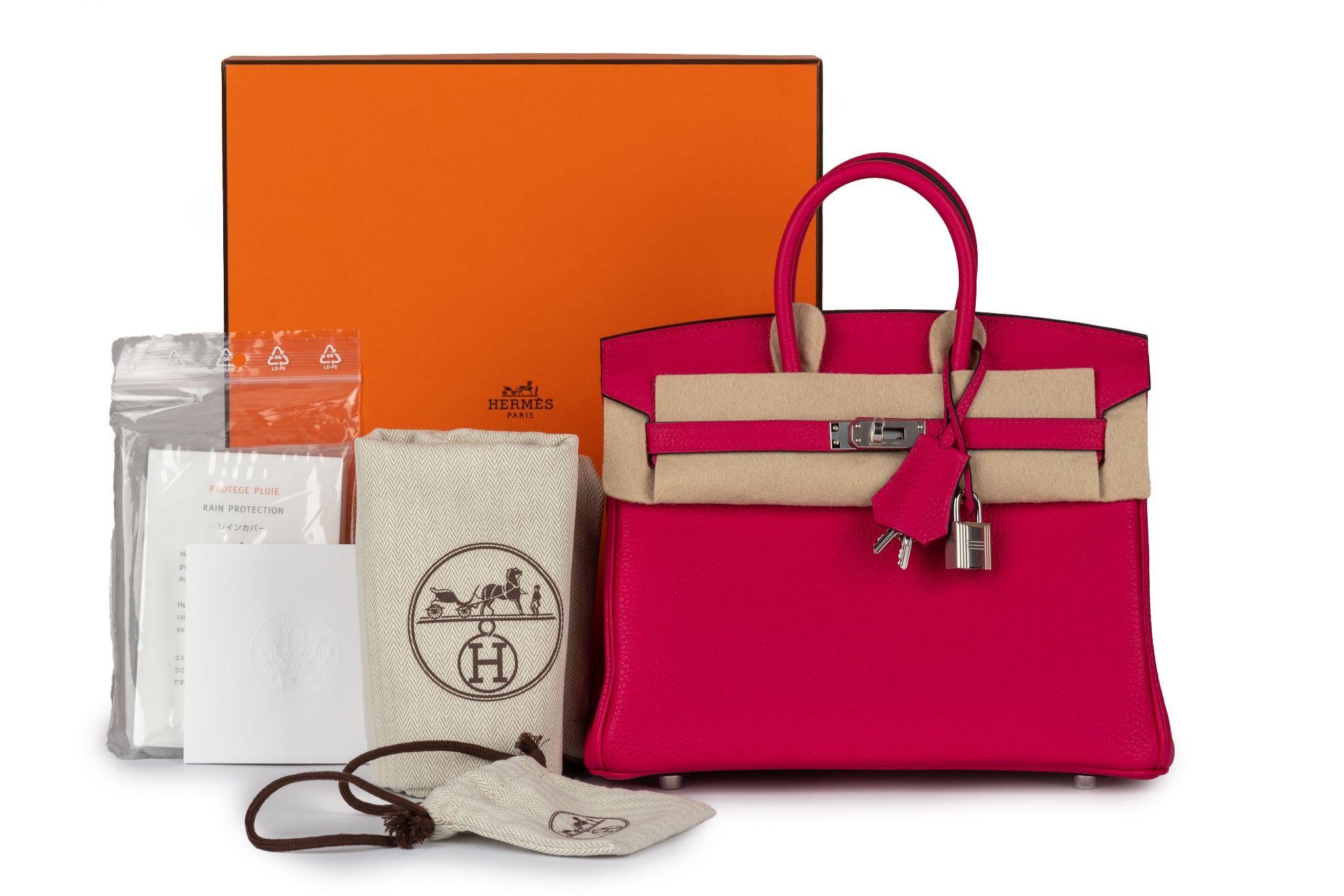 Hermès BNIB Birkin 25 Rose Mexico 9