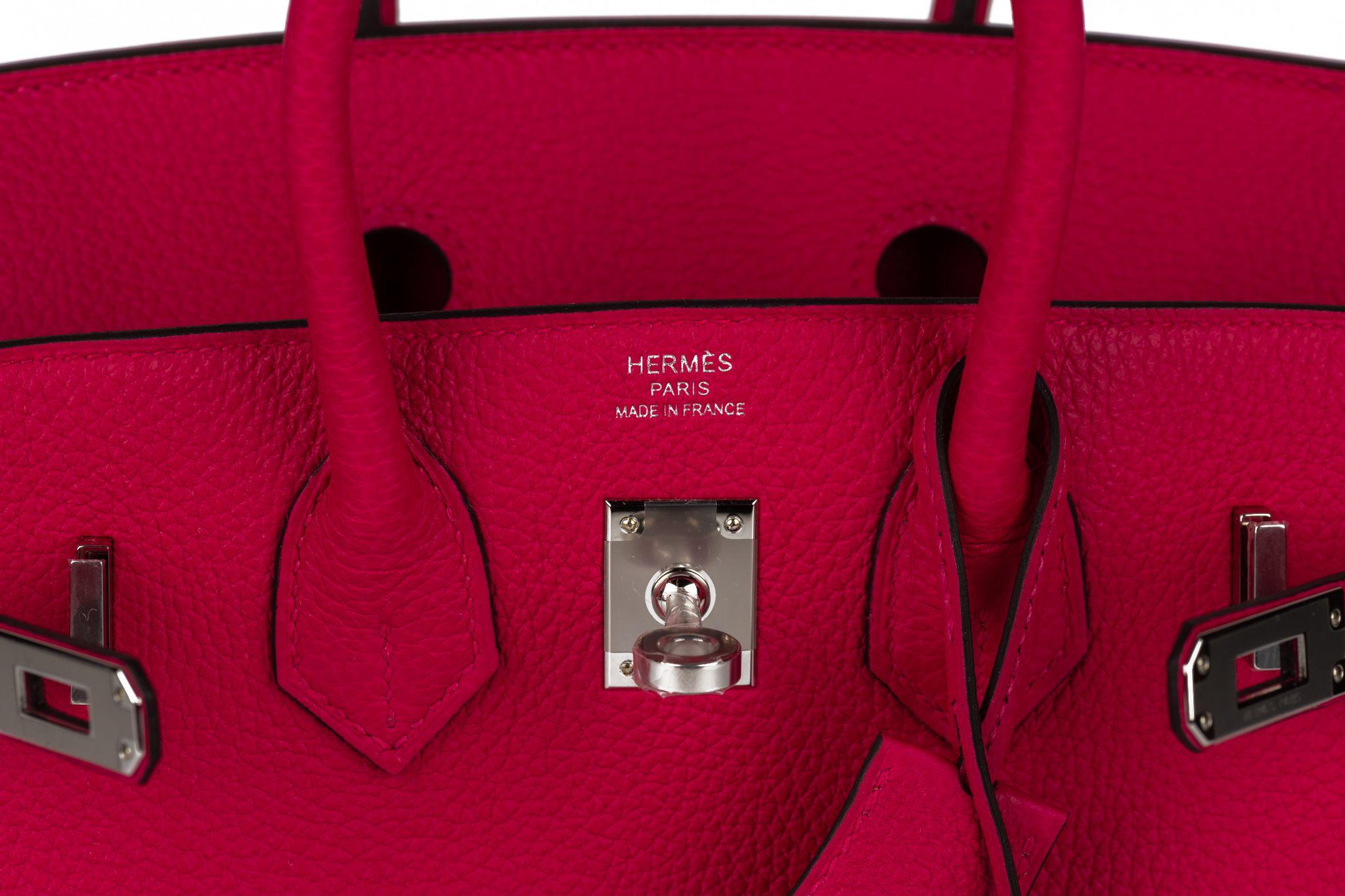 Hermès BNIB Birkin 25 Rose Mexico 2