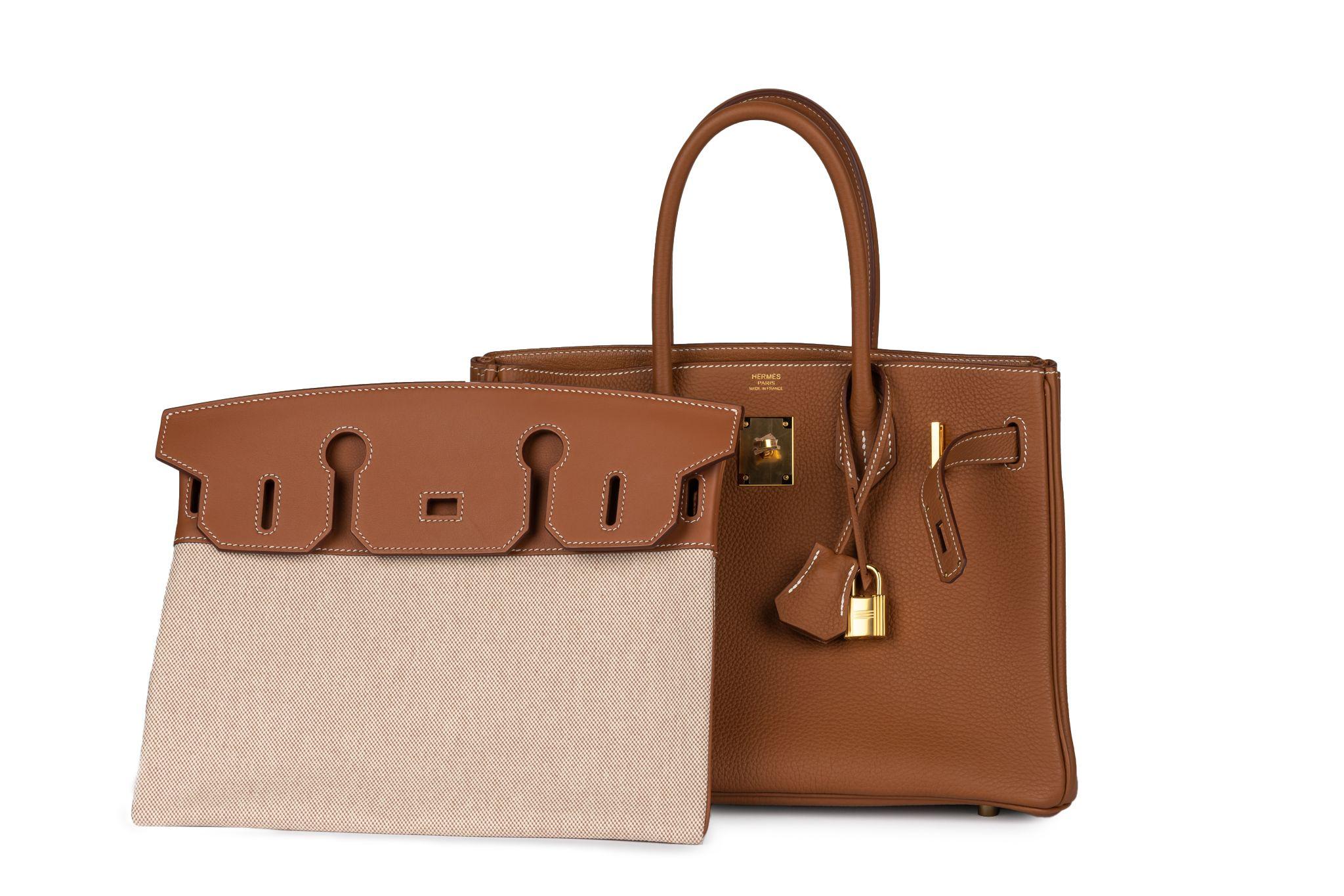 The HERMÈS Birkin 3 in 1 bag is one of the most valuable and collectible bags there is. It is absolutely stunning. This piece is in brand new condition. Date stamp U for 2023. Barenia Faubourg leather, toile and gold tone hardware. The bag comes