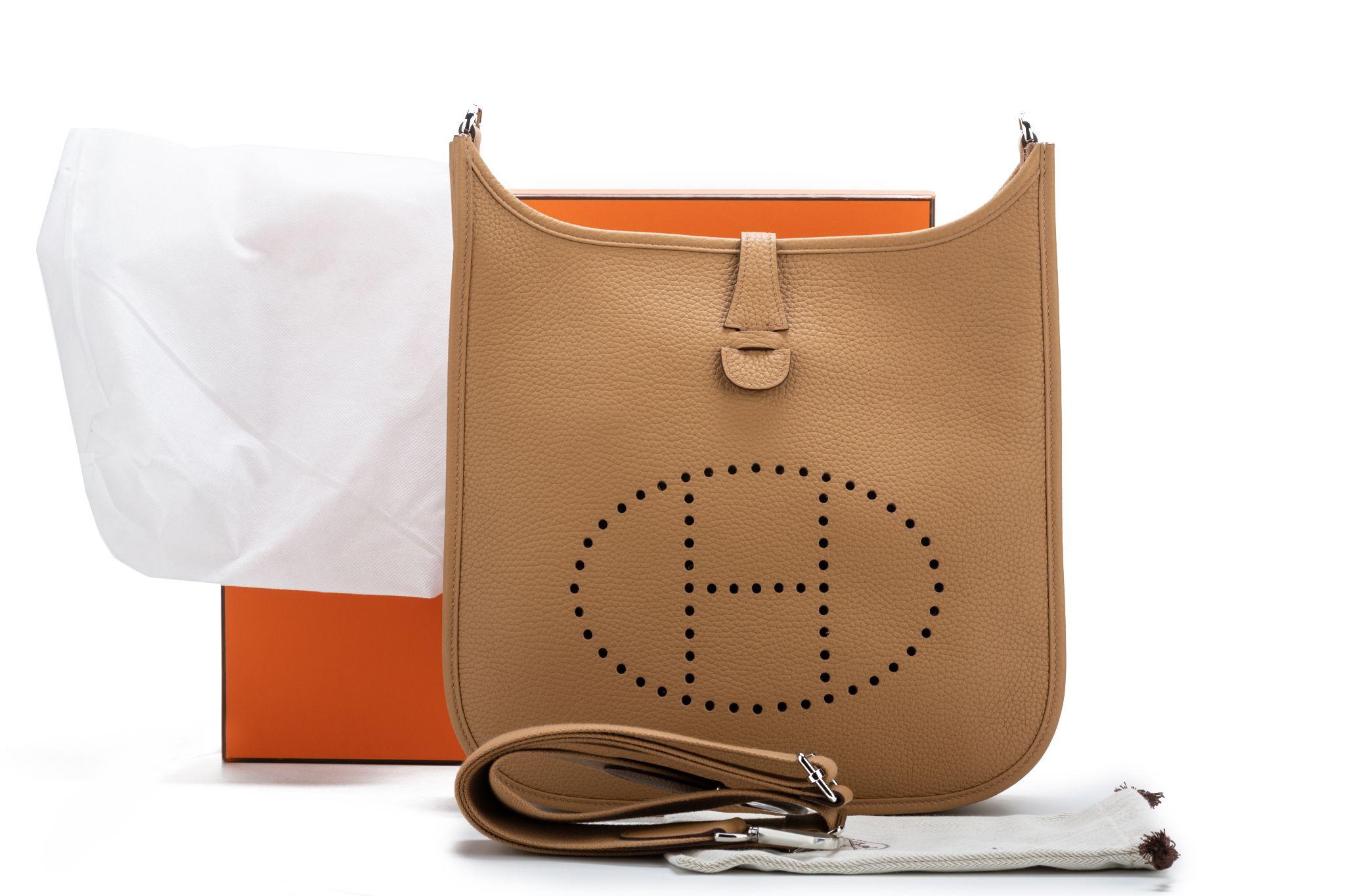 Hermes BNIB Biscuit Evelyne PM Clemence 9