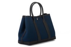 Hermès BNIB Black/Blue Garden Party