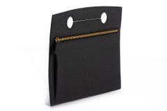 Hermes BNIB Black Togo Gold hardware Backpocket