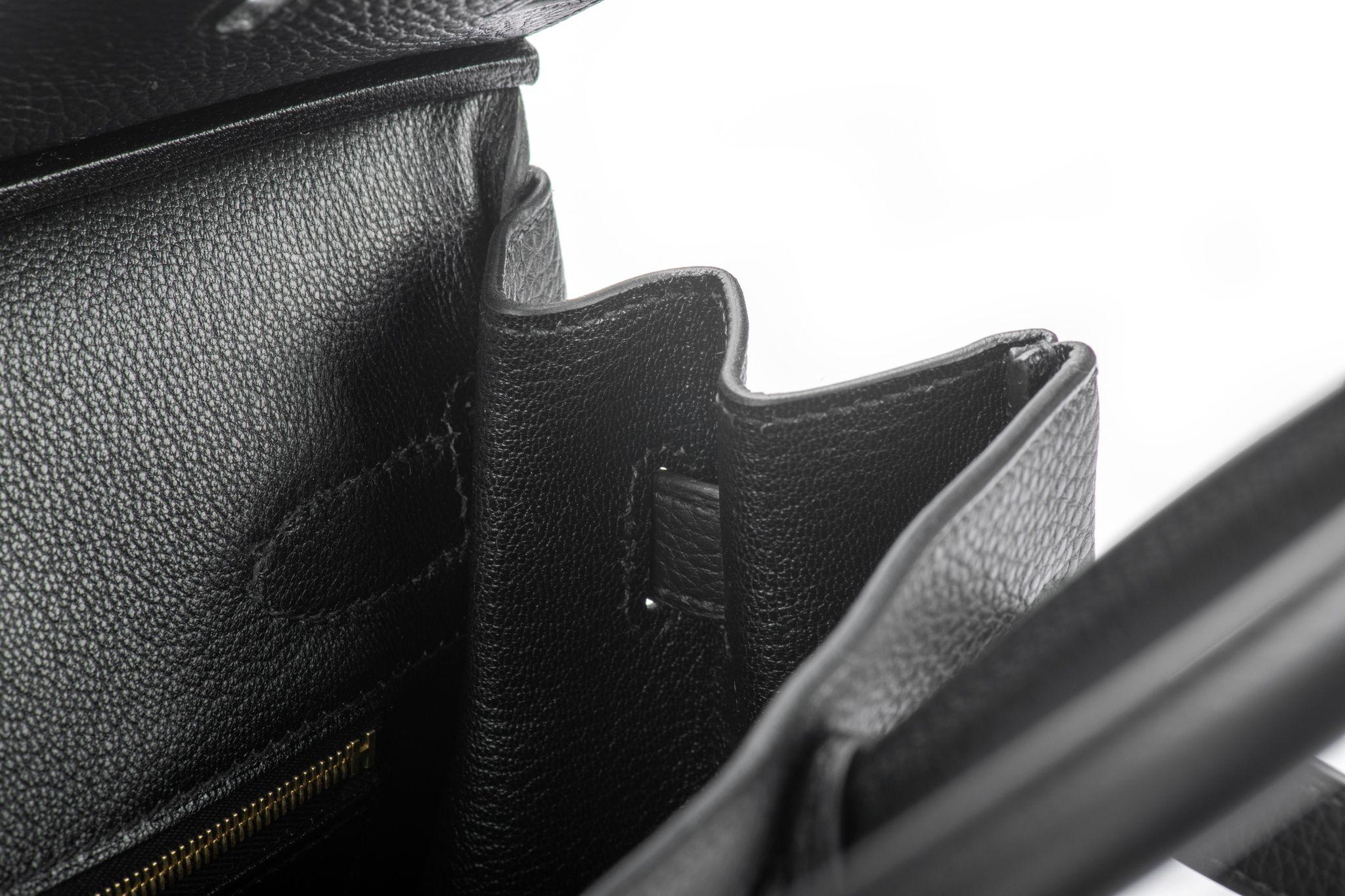Hermes BNIB Black Togo Gold Birkin 30 For Sale 10