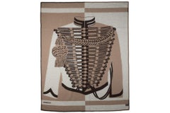 Hermes BNIB Brandebourg Etoupe Blanket