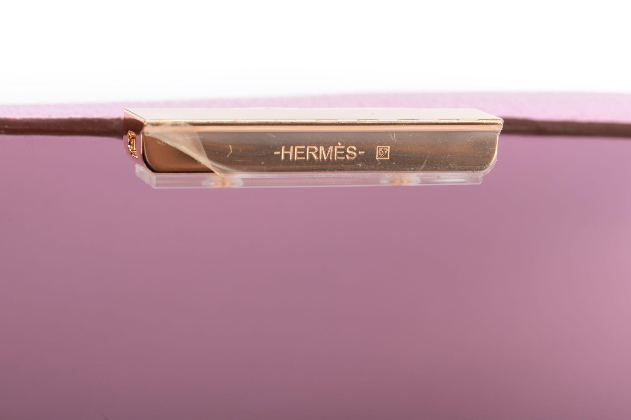 Women's Hermes BNIB Constance 18 Mauve Rose Gold