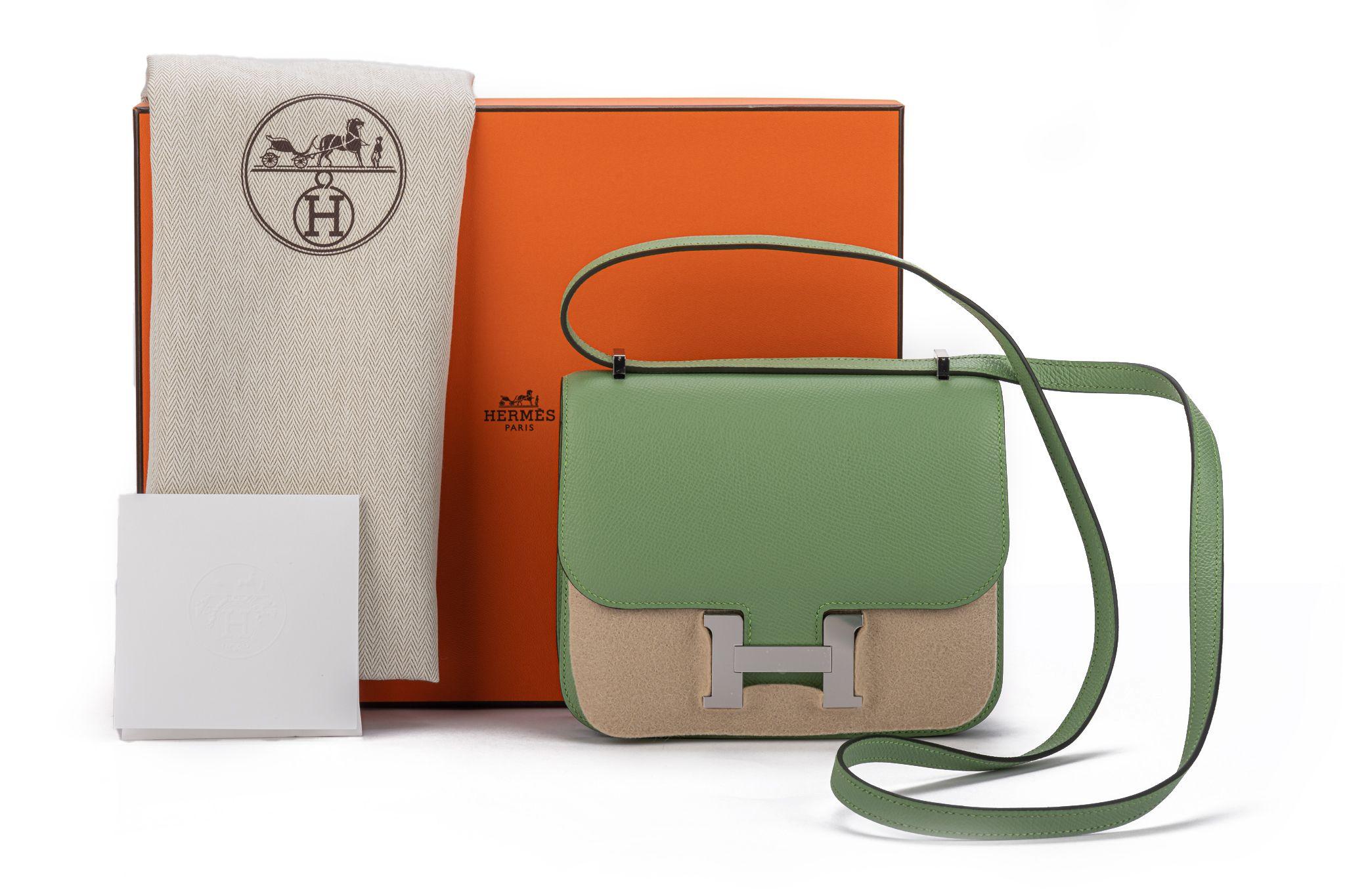 Hermes BNIB Constance 18 Vert Criquet 8