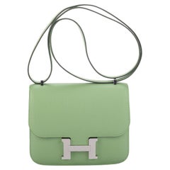 Hermes BNIB Constance 18 Vert Criquet