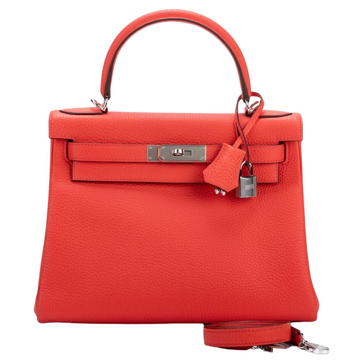 Hermes BNIB Kelly 28 Rose Mexico Togo BN en vente