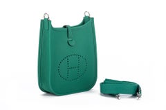 Hermes BNIB Mini Evelyne Green Jade