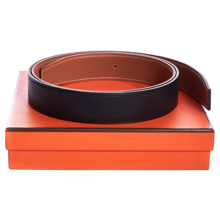 Hermès BNIB Reversible Leather Strap 32m For Sale at 1stDibs 