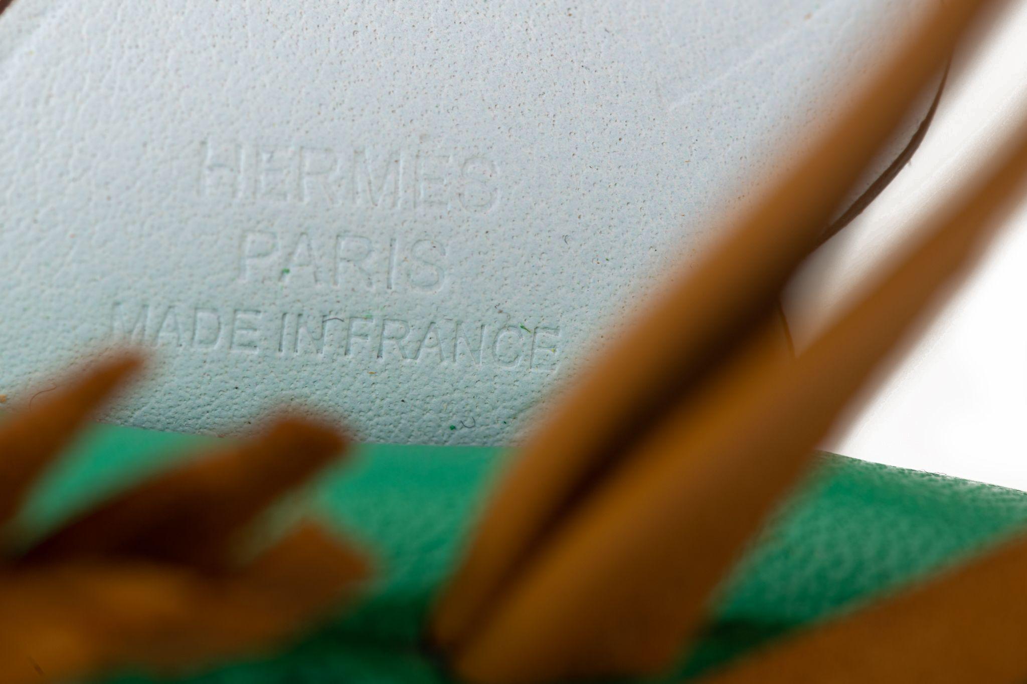 Hermès BNIB Rodeo Pegase Menthe Sesame For Sale 1