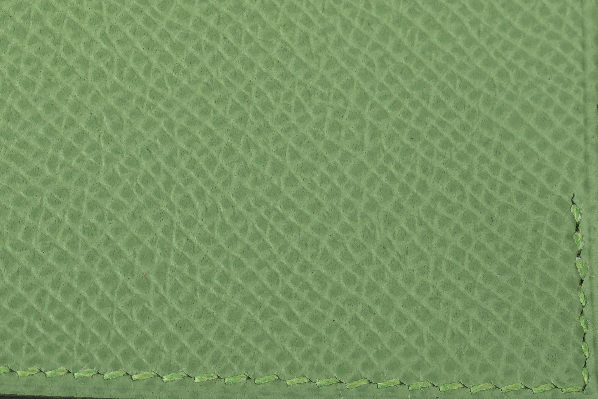 Hermès BNIB Vert Criquet Passport Cover For Sale 1