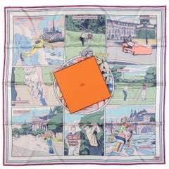 Hermès BNIB Wow Double Face Silk Scarf