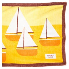 Telo mare Hermes Boats in cotone GM