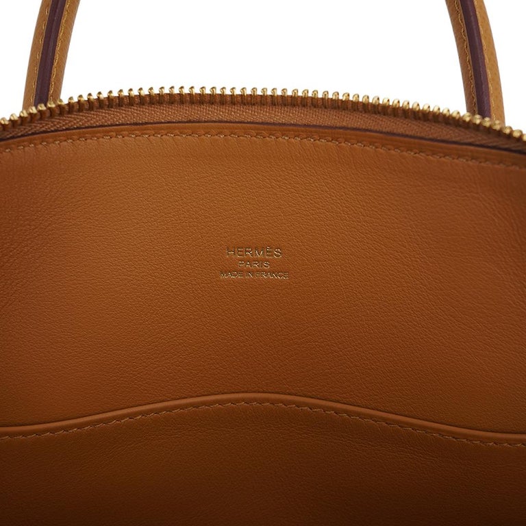 Hermes Bolide 1923 25 Sesame Bag Gold Hardware Epsom Leather at 1stDibs