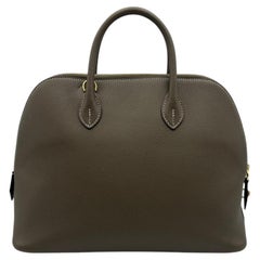Hermes Bolide 1923 30 Handbag Etoupe Leather 2way Shoudler Bag 2020