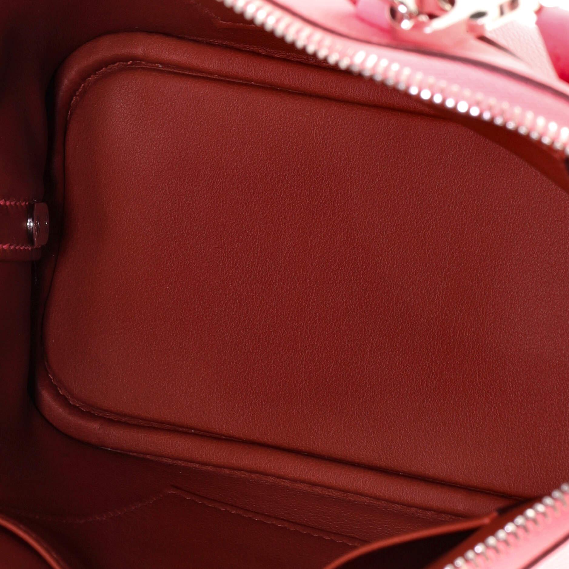 Pink Hermes Bolide 1923 Bag Evercolor 25