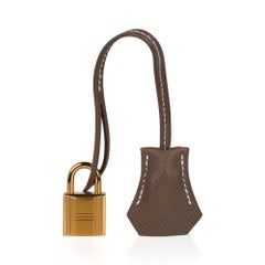 Hermes Bolide 1923 Mini 25 Bag Etoupe Gold Hardware Epsom Leather